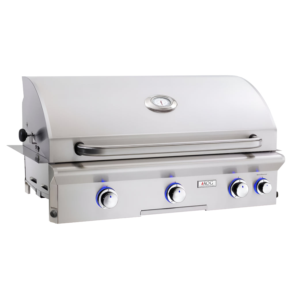 American Outdoor Grill 36NBL L-Series 36 Inch Built-In Natural Gas Grill with Rotisserie Kit