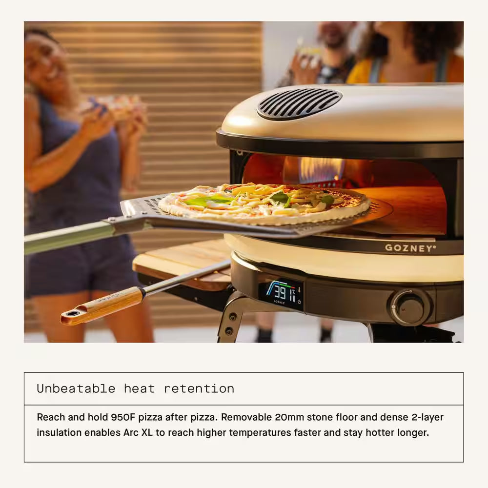 Arc XL Propane Outdoor Pizza Oven in Bone White