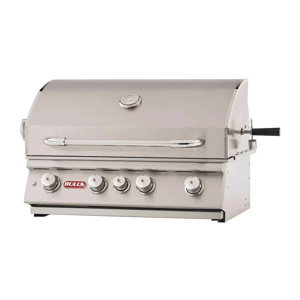 Bull Angus 30-Inch 4-Burner Built-In Propane Gas Grill with Rotisserie - 47628