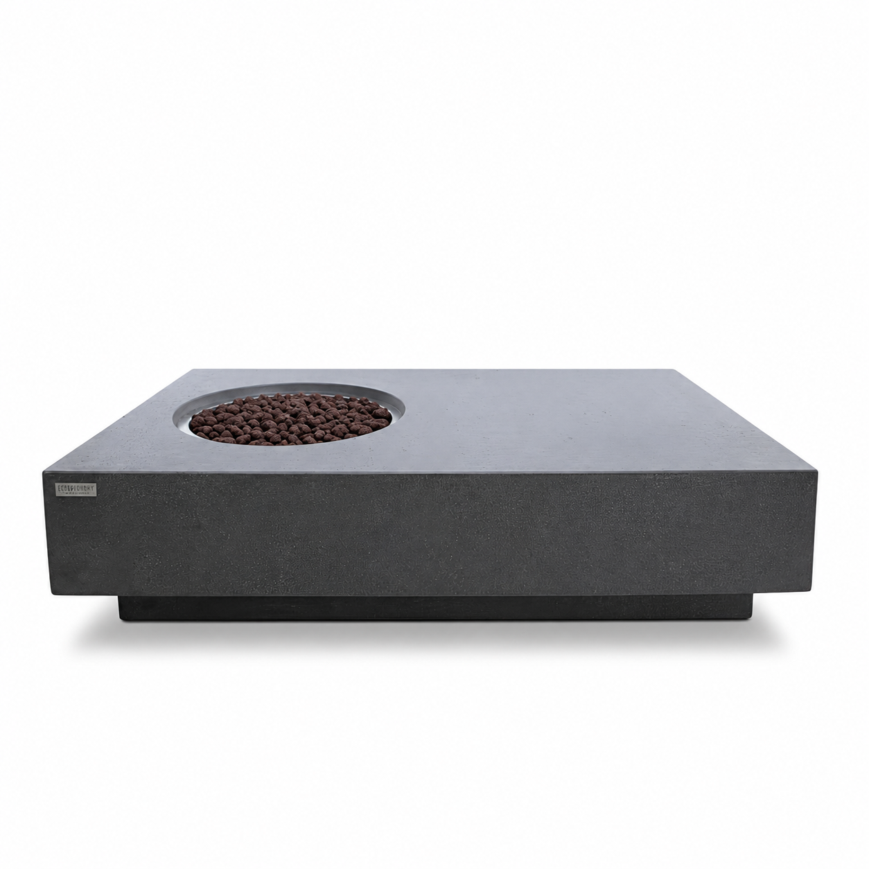 Envelor Metropolis 56 In Concrete Propane Fire Table