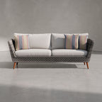 Panther Outdoor Patio Wicker and FSC Wood Seating Set