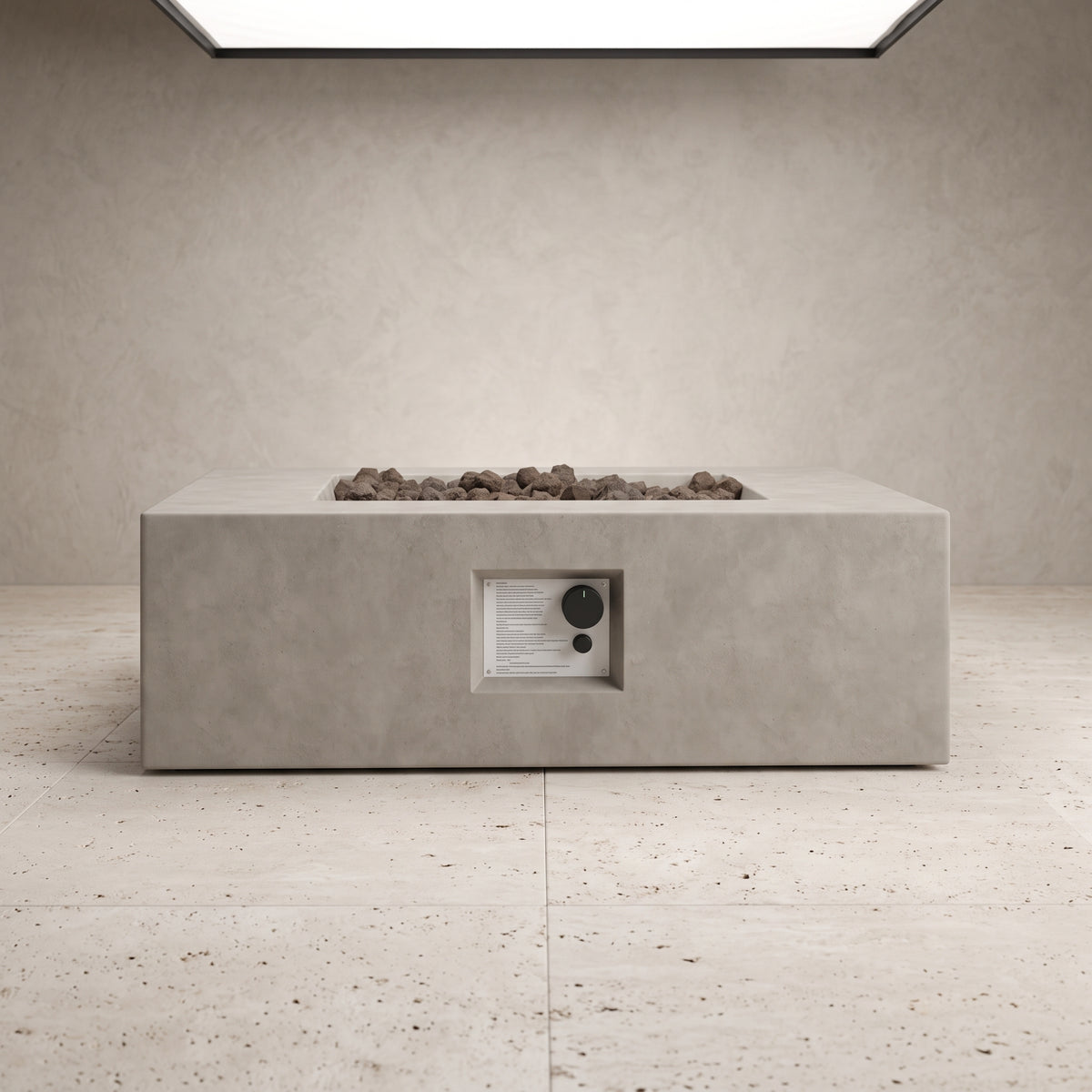 Streamlined Aesthetic Outdoor Fire Pit Table