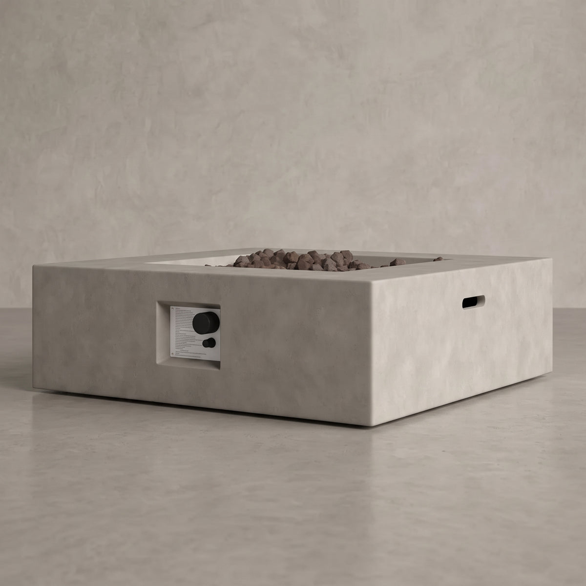 Streamlined Aesthetic Outdoor Fire Pit Table