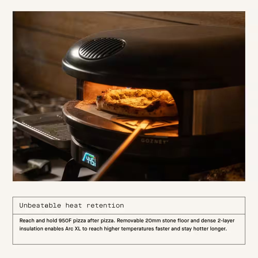 Arc XL Propane Outdoor Pizza Oven in Off-Black