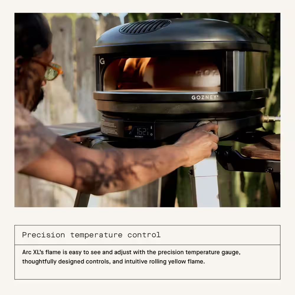 Arc XL Propane Outdoor Pizza Oven in Off-Black