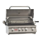 Bull Angus 30-Inch 4-Burner Built-In Propane Gas Grill with Rotisserie - 47628