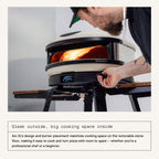 Arc XL Propane Outdoor Pizza Oven in Bone White